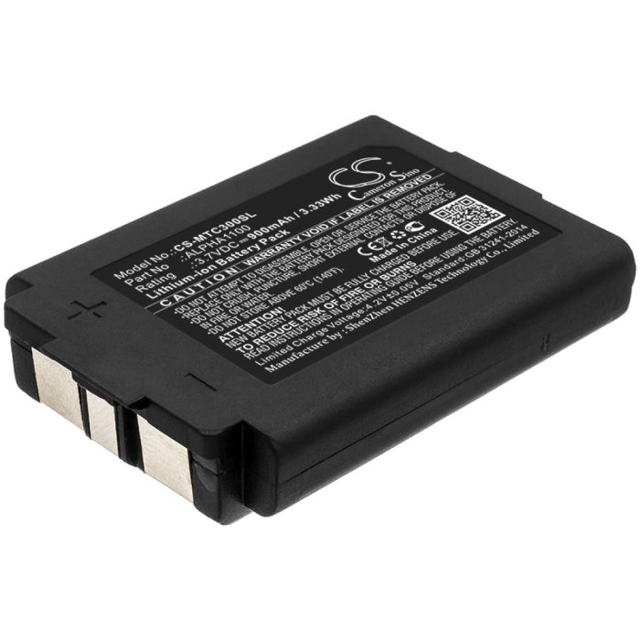 3M langattomien kuulokkeiden TAC300 / TAC300-OTH yhteensopiva akku 900mAh