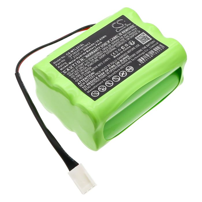 Megalite tutkimuslaitteen P-335 yhteensopiva akku 3600mAh