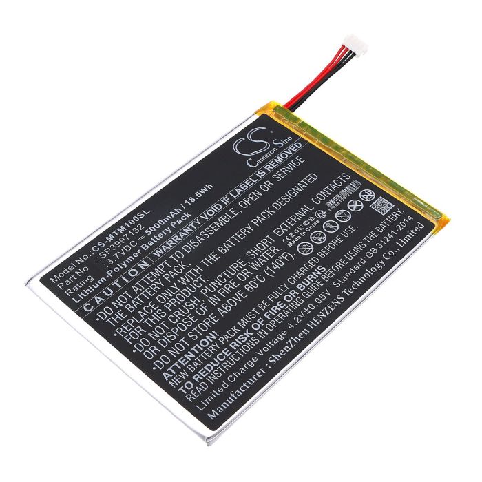 Micros tabletin mTablet yhteensopiva akku 5000mAh