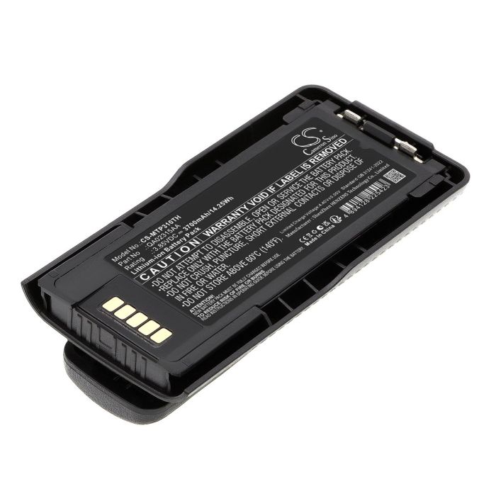 Motorola walkie talkien MTP600 / MTP3000 yhteensopiva akku 3700mAh