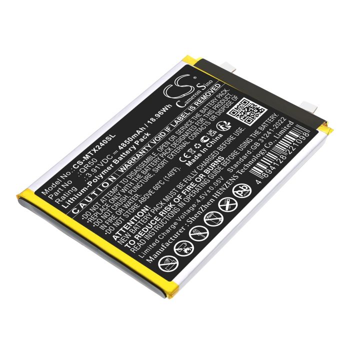 Motorola puhelimen Moto Edge 50 5G / XT2407 yhteensopiva akku 4850mAh
