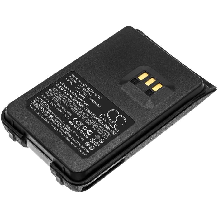 Motorola radiopuhelimen MagOne V418D / MagOne V468 yhteensopiva akku 1600mAh