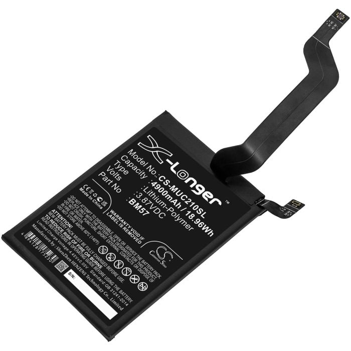 Redmi puhelimen Note 10 Pro yhteensopiva akku 4900mAh