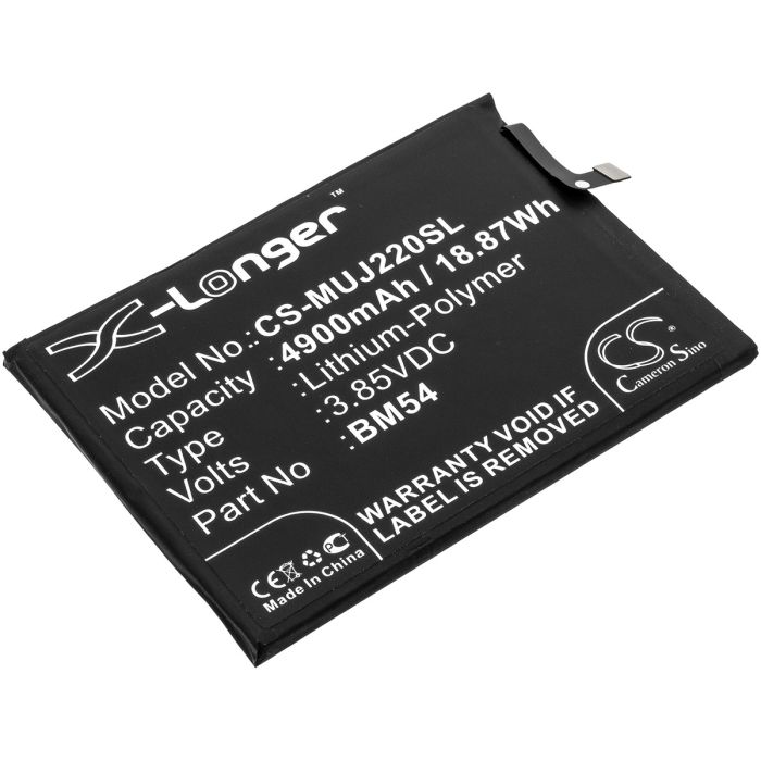 Redmi älypuhelinten A001XM / M2007J22C yhteensopiva akku 4900mAh