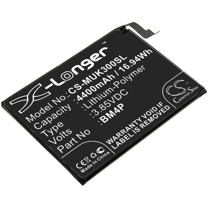 Redmi älypuhelinten K30 / K30 5G yhteensopiva akku 4400mAh