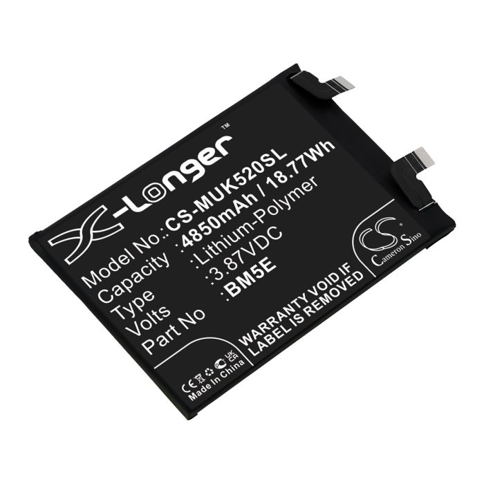 Redmi älypuhelinten 22011211C / 22021211RC yhteensopiva akku 4850mAh