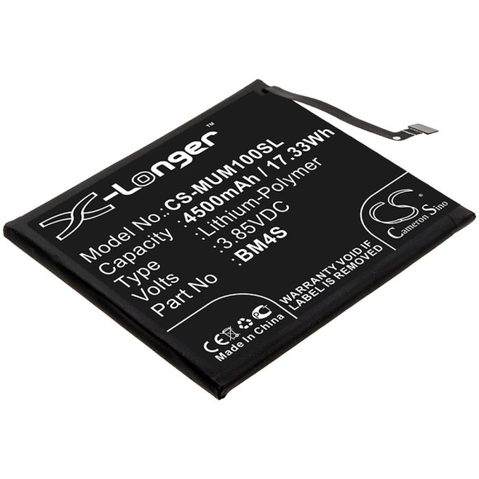 Xiaomi älypuhelinten M2004J7AC / Redmi 10X yhteensopiva akku 4500mAh