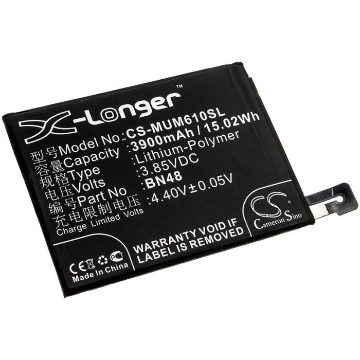 Xiaomi M1806E7TC, M1806E7TE, M1806E7TG akku 3900mAh