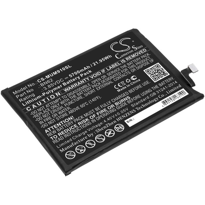 Poco älypuhelinten M2010J19CI / M3 yhteensopiva akku 5700mAh