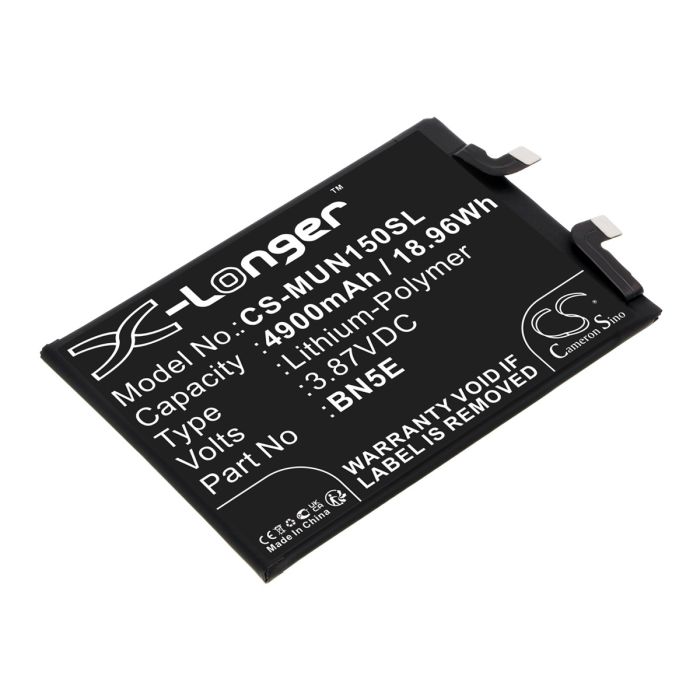 Redmi puhelimen Note 11E Pro yhteensopiva akku 4900mAh