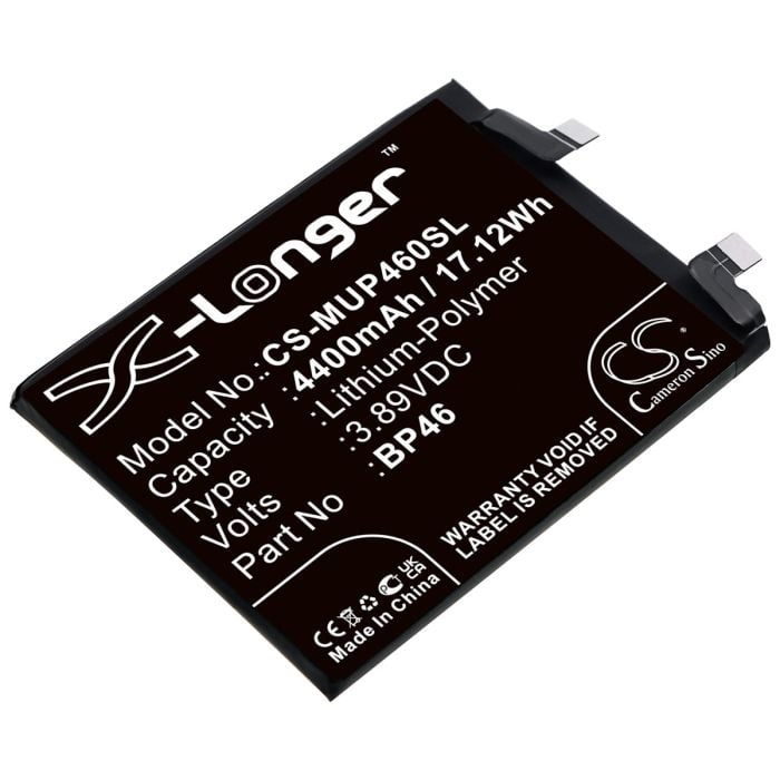 Xiaomi älypuhelinten 2201123C / 2201123G yhteensopiva akku 4400mAh