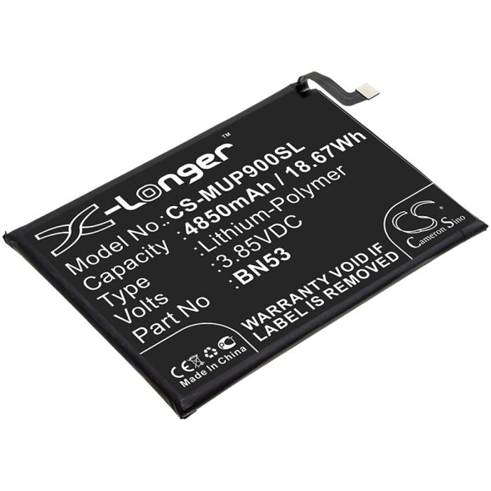 Redmi älypuhelinten M2003J6B1I / M2003J6B2G yhteensopiva akku 4850mAh