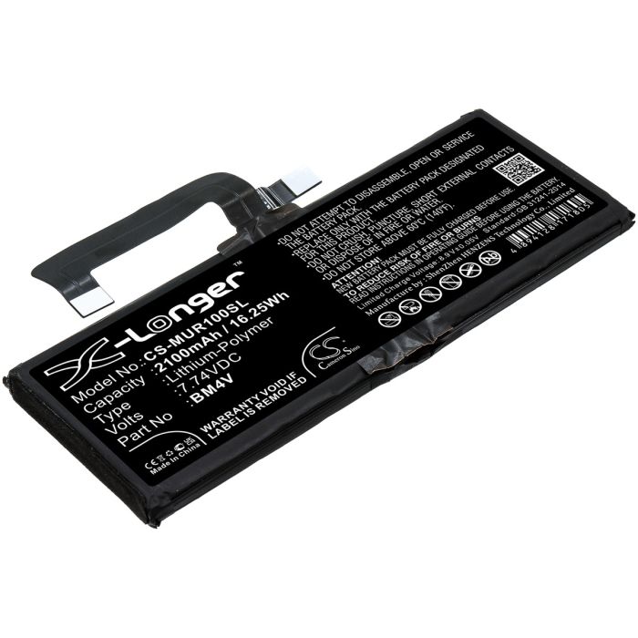 Xiaomi älypuhelinten M2007J1SC / Mi 10 Ultra yhteensopiva akku 2100mAh