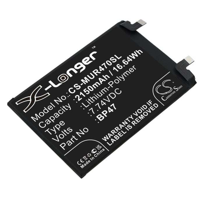 Redmi älypuhelinten 21091116UC / 21091116UG yhteensopiva akku 2150mAh