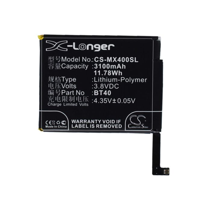 MeiZu M460, M461, MX4 akku 3100mAh