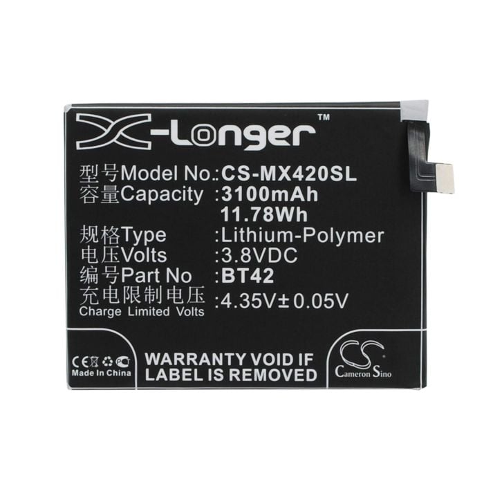 MeiZu M1 akku 3100mAh