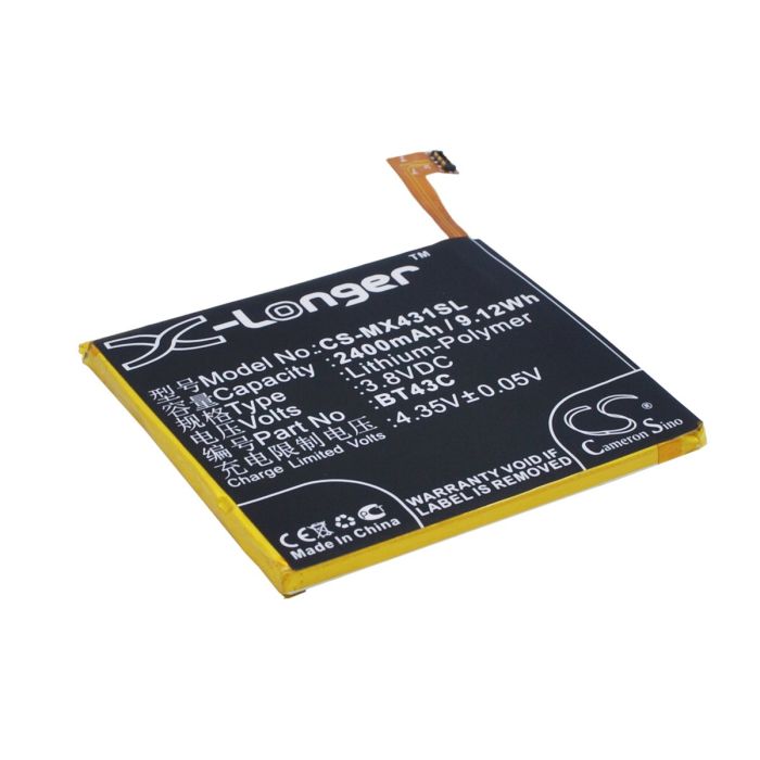 MeiZu M2, M578, M578A akku 2400mAh