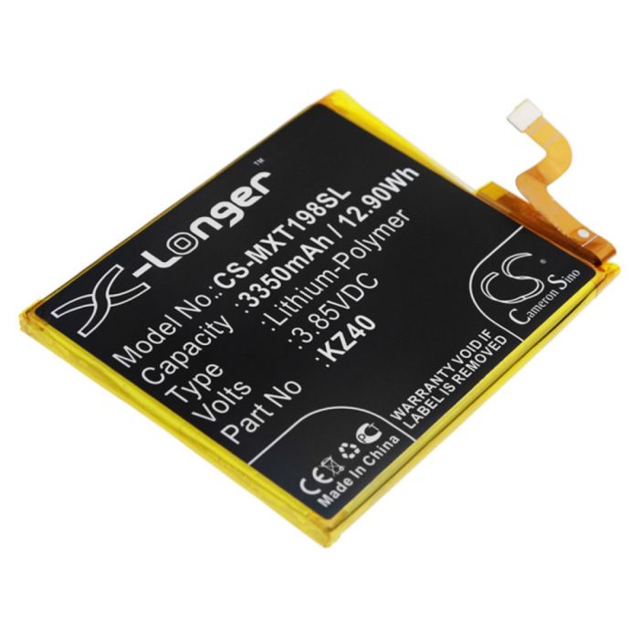 Motorola älypuhelinten Moto Z4 / XT1980-3 yhteensopiva akku 3350mAh