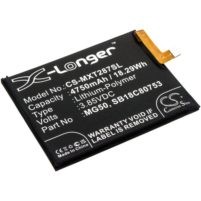 Motorola älypuhelinten Moto G9 Plus / XT2087-1 yhteensopiva akku 4750mAh