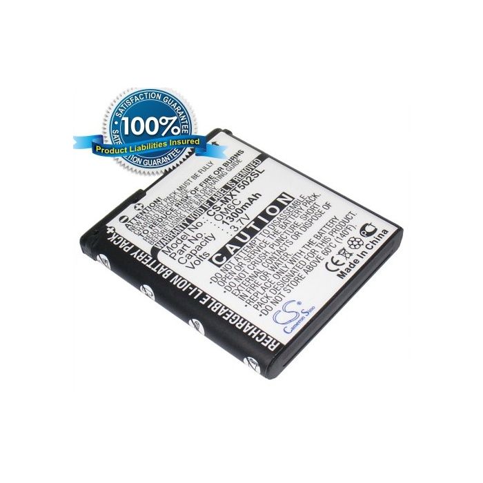 Cameron Sino tarvikeakku Motorola XT502, XT502 Quench XT, XT502 Greco, Quench XT5, Greco akku 1300 mAh