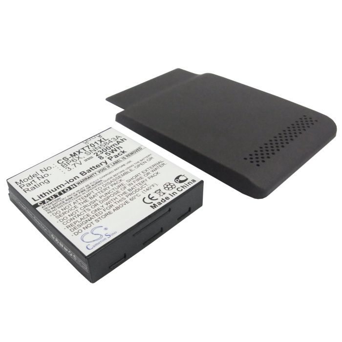 Cameron Sino tarvikeakku Motorola X701 tehoakku erillisellä laajennetulla takakannella 2300 mAh