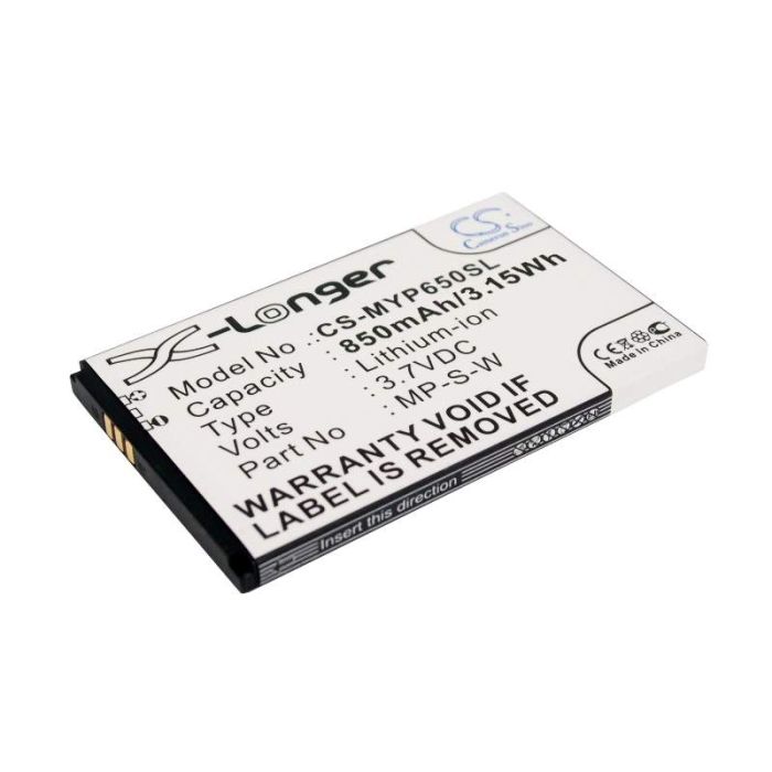 Myphone 6500 akku 1000mAh/3.7Wh