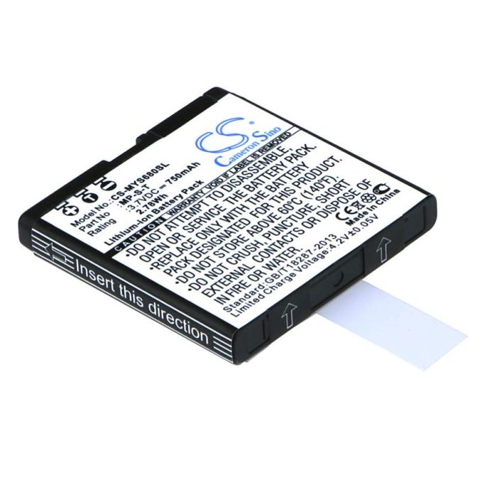 Myphone 6600, 6600 Free, 6600 Free XL akku 750mAh Myphone 6600, 6600 Free, 6600 Free XL akku 750mAh