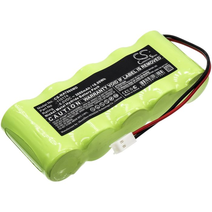 NONIN lääketieteellisen laitteen Pulsoximter 8600 / Pulsoximter 8604 yhteensopiva akku 3000mAh