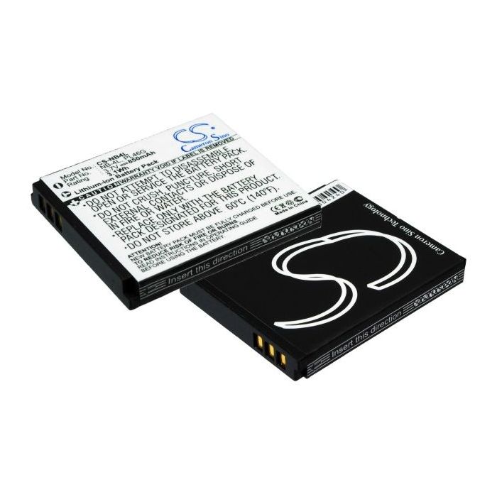 Canon NB-4L, PL46G yhteensopiva akku 850 mAh