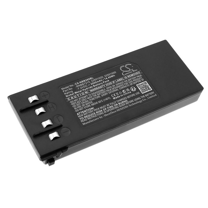 HIAB laitteen kaukosäädin 095 / 102 yhteensopiva akku 2000mAh