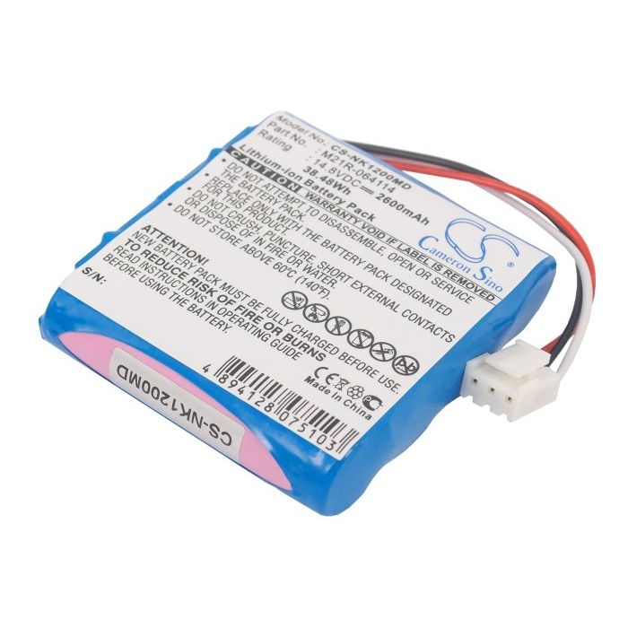 Nihon Kohden Edan SE-1, Edan SE-100, Edan SE-12 Express akku 2600mAh