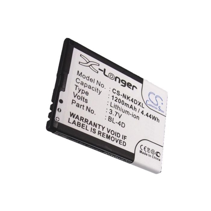Nokia BL-4D yhteensopiva akku 1200 mAh