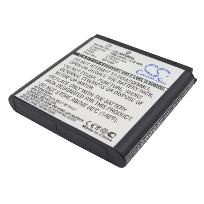 Nokia BP-6M yhteensopiva akku 700mAh