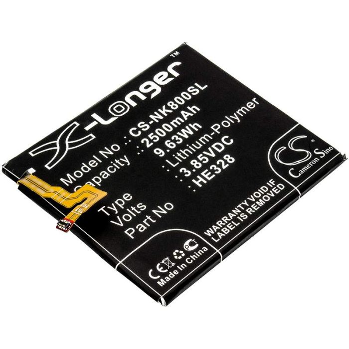 Nokia 8 yhteensopiva akku 2500mAh