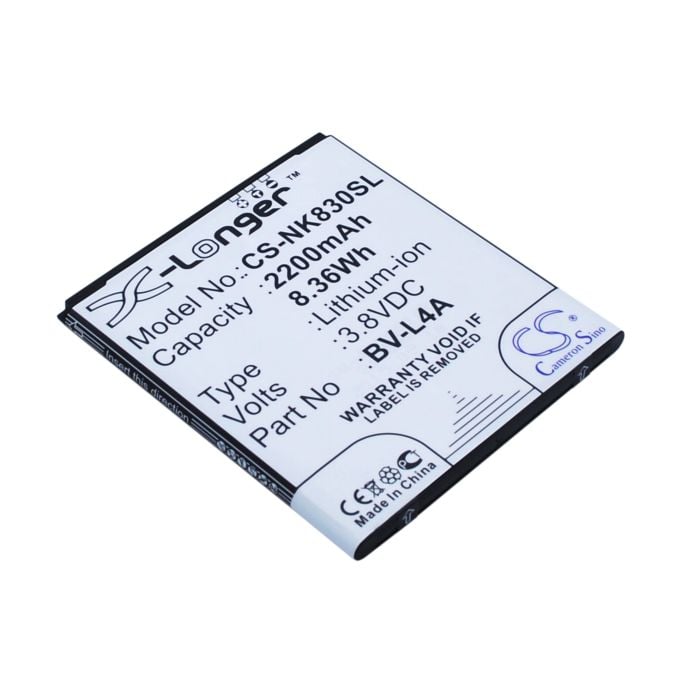 Nokia BV-L4A yhteensopiva akku 2200 mAh