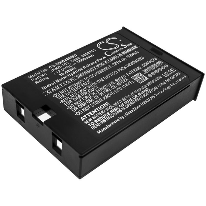 Nihon Kohden lääketieteellisen laitteen BSM-4000 / BSM-4100 yhteensopiva akku 3000mAh