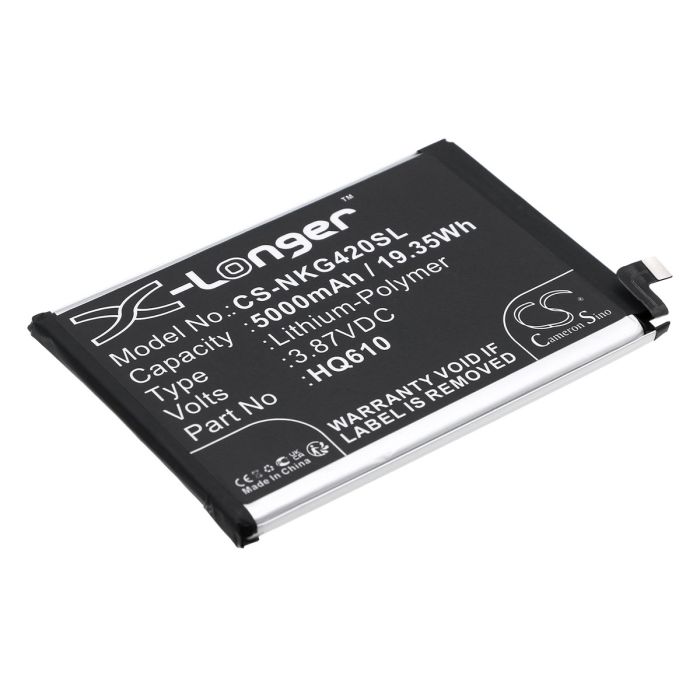 Nokia puhelimen G42 5G yhteensopiva akku 5000mAh