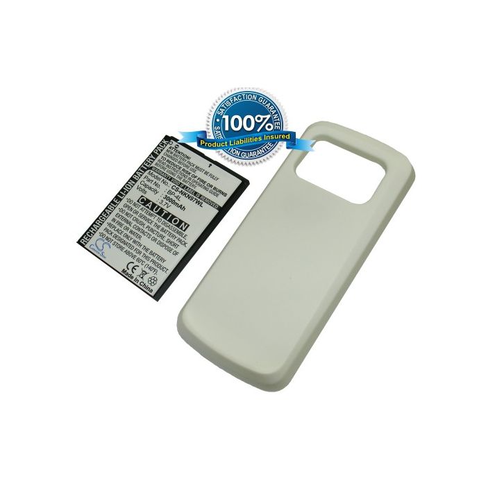 Nokia BP-4L yhteensopiva tehoakku takakannella 3000 mAh