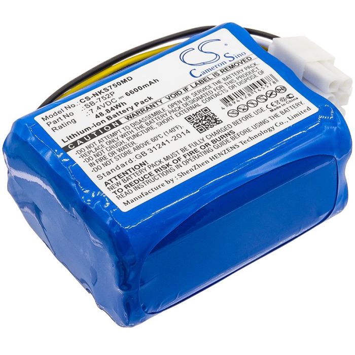 Nihon Kohden SVM-7501 akku 6600mAh