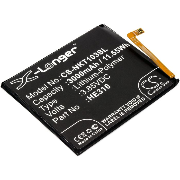 Nokia 6 yhteensopiva akku 3300 mAh