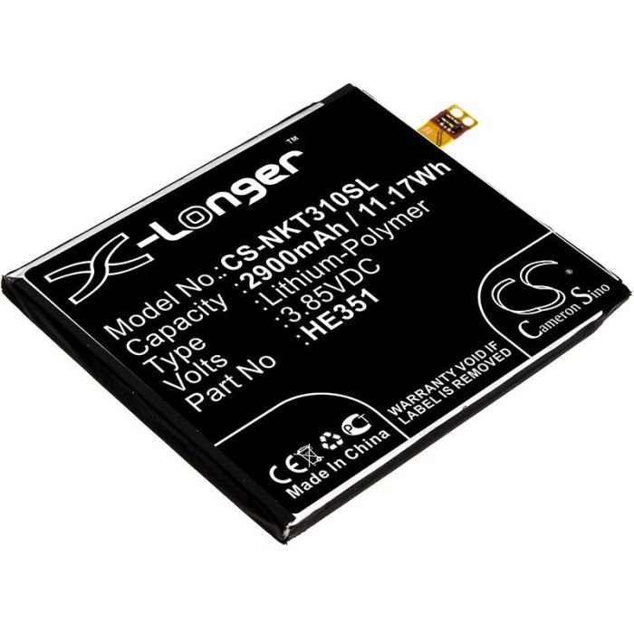 Nokia 3.1, TA-1049, TA-1057 akku 2900mAh