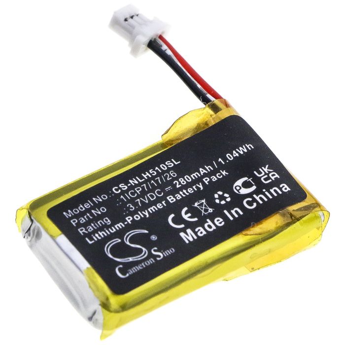 Nest valvontakameran Hello / NC5100US yhteensopiva akku 280mAh