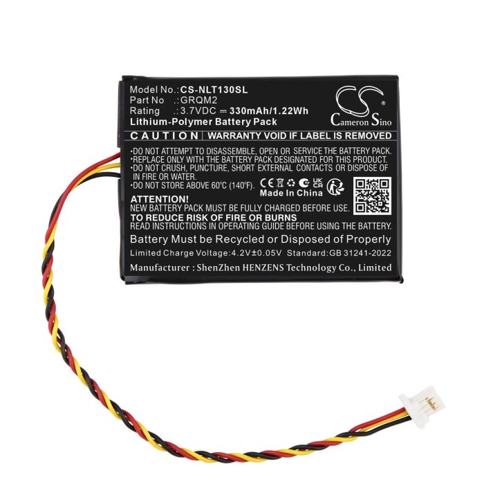 Google Nest Cam yhteensopiva akku 330 mAh