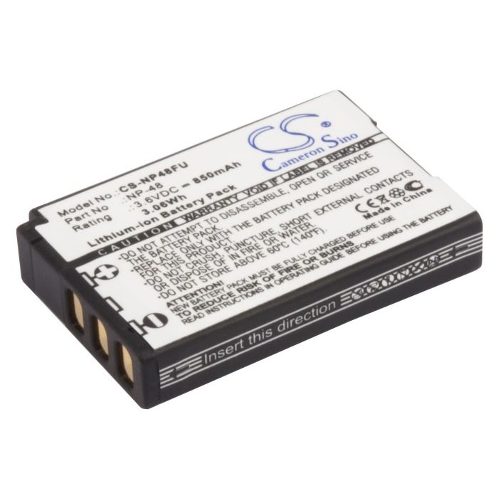 Fujifilm XQ1 / XQ2 / NP-48 akku 850 mAh