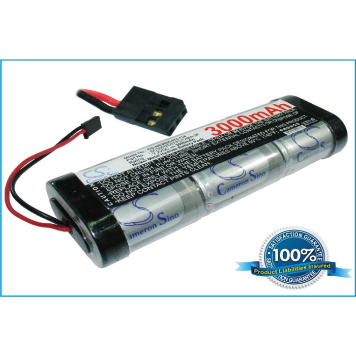RC akku, Ni-MH 3000 7.2V FUTABA-3P liittimet RC akku, Ni-MH 3000 7.2V FUTABA-3P liittimet