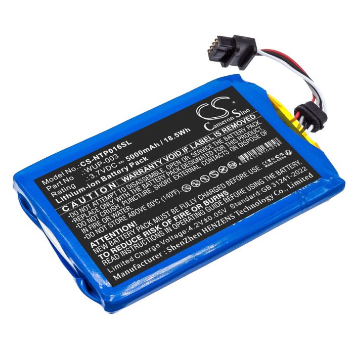 Nintendo pelikonsolin Wii U GamePad WUP-003 yhteensopiva akku 5200mAh