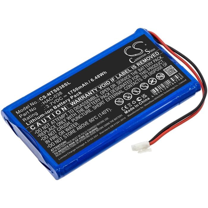 Nintendo pelikonsolin Home Circuit / Mario Kart Live yhteensopiva akku 1750mAh