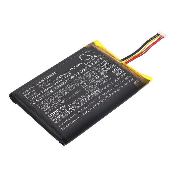 Nintendo pelikonsolin BEE 001, BEE-001 yhteensopiva akku 4800mAh