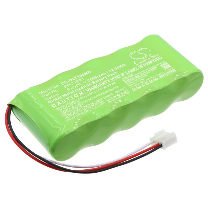 Olympus lääketieteellisen laitteen EPOCH LT Ultrasonic Flaw Detector yhteensopiva akku 2000mAh