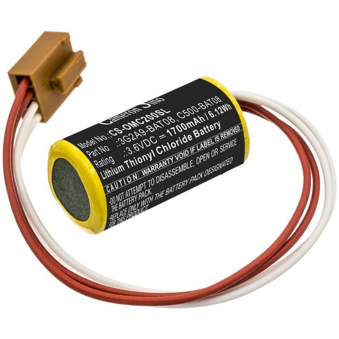 Omron PLC-laitteiden C1000H / C1000HF yhteensopiva akku 1700mAh